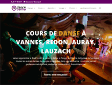 Tablet Screenshot of dancecenter.fr